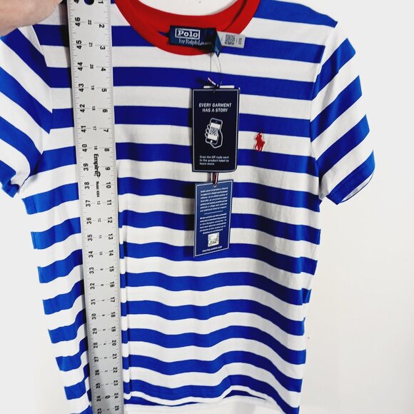 NWT Polo Ralph Lauren Team USA Summer Olympics Village Wear  Striped Tee Medium - Picture 14 of 16